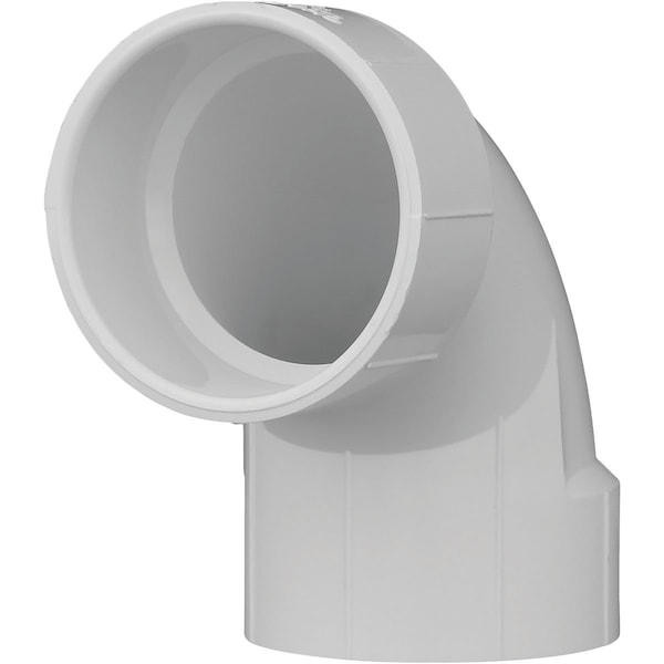 Charlotte Pipe And Foundry 3 In. Schedule 40 90 Deg. Sanitary DWV PVC Elbow 1/4 Bend PVC 00300 1200HA - main